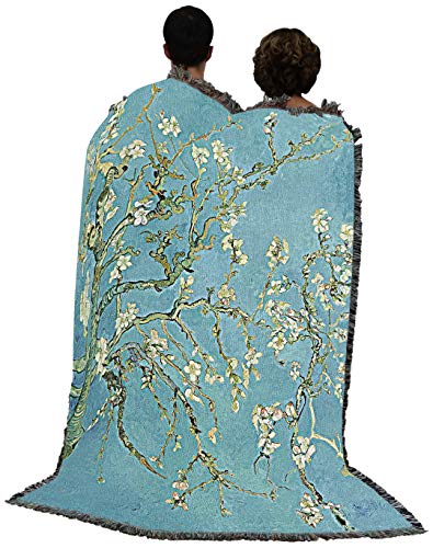 Vincent Van Gogh Almond Blossoms Cotton Throw Blanket