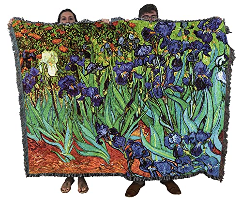 Vincent Van Gogh Irises Blanket - Fine Art Throw