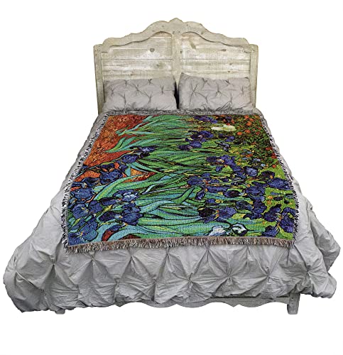 Vincent Van Gogh Irises Blanket - Fine Art Throw