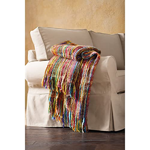 Chunky Knit Throw for Stylish Indoor & Outdoor Decor