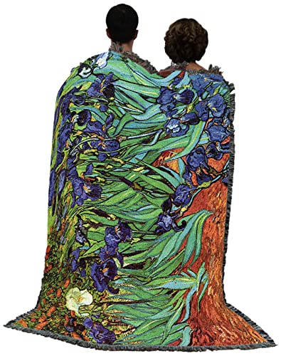 Vincent Van Gogh Irises Blanket - Fine Art Throw