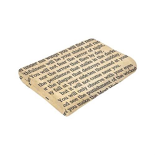 Religious Throw Blanket - Psalm 91 (50x40inch) Soft