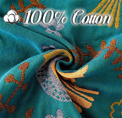 Boho Cotton Throw Blanket for Bed and Couch