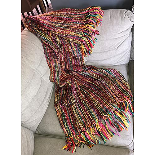 Chunky Knit Throw for Stylish Indoor & Outdoor Decor
