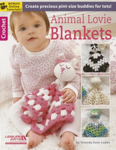 Adorable Animal Lovie Blankets for Indoor & Outdoor Use