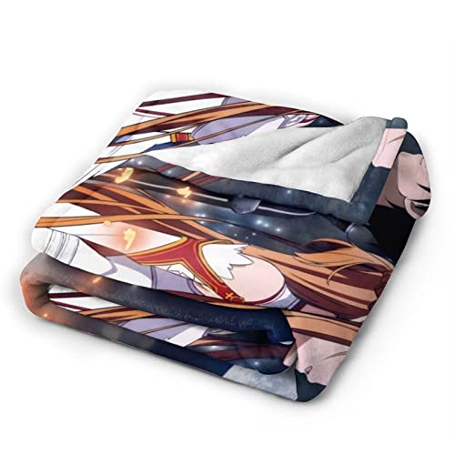 SAO Ultra-Soft Micro Fleece Blanket for Indoor/Outdoor Decor