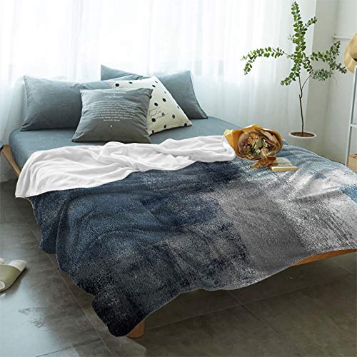Abstract Paint Art Graffiti Flannel Blanket, Cozy 40x50in