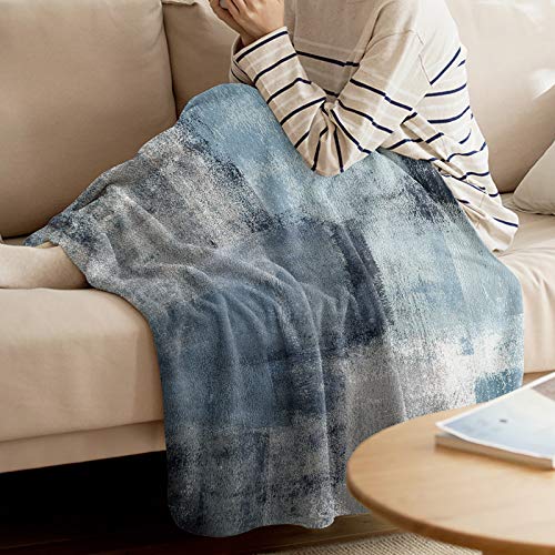 Abstract Paint Art Graffiti Flannel Blanket, Cozy 40x50in
