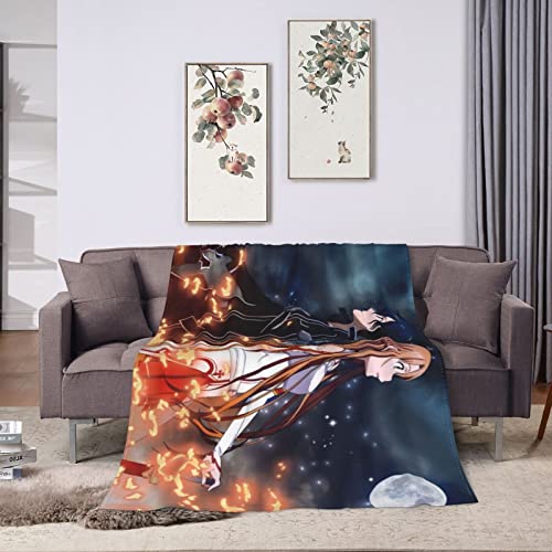 SAO Ultra-Soft Micro Fleece Blanket for Indoor/Outdoor Decor