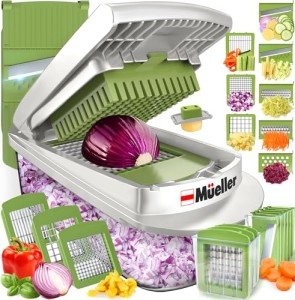Mueller Pro-Series 10-in-1 Vegetable Chopper & Slicer