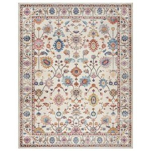 Boho Printed Area Rug for Entryway, Bedroom, Living Room
