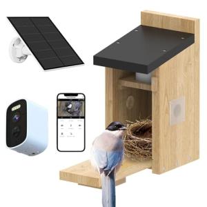 4MP HD Bird House with WiFi Camera & App