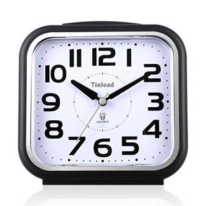 5.5" Silent Analog Alarm Clock Non Ticking Gentle Wake