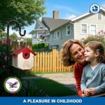 SISTERBIRD Cedar Wren Birdhouses Outdoor Nesting Box Chickadee