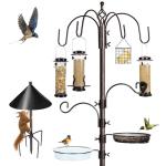 YINGYM Bird Feeding Station with Multi-Feeder Kit