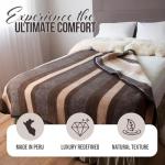 Andean Collection Alpaca & Merino Wool Queen Size Blanket