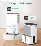 Basement Dehumidifier with Drain Hose, 34 Pint, VEAGASO