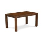 Rustic Walnut Dining Table, Modern Kitchen Decor, 36x60