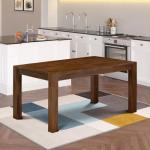 Rustic Walnut Dining Table, Modern Kitchen Decor, 36x60