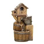 Jeco Outdoor Bird House Water Fountain
