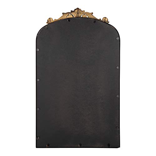 Gold Arch Mirror, Baroque Inspired Wall Decor