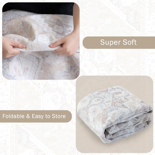 Soft Vintage Area Rug 8x10 for Living Room