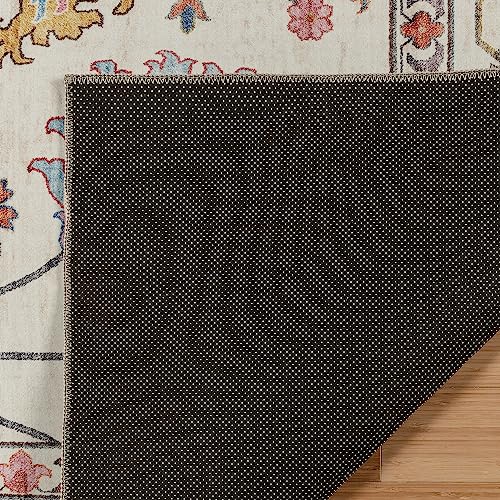 Boho Printed Area Rug for Entryway, Bedroom, Living Room