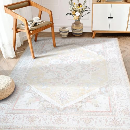Soft Vintage Area Rug 8x10 for Living Room