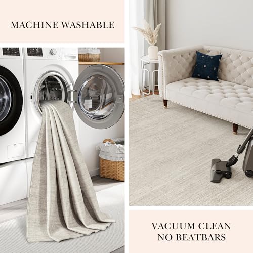 Valenrug 5x7 Washable Rug - Stain Resistant Area Rug