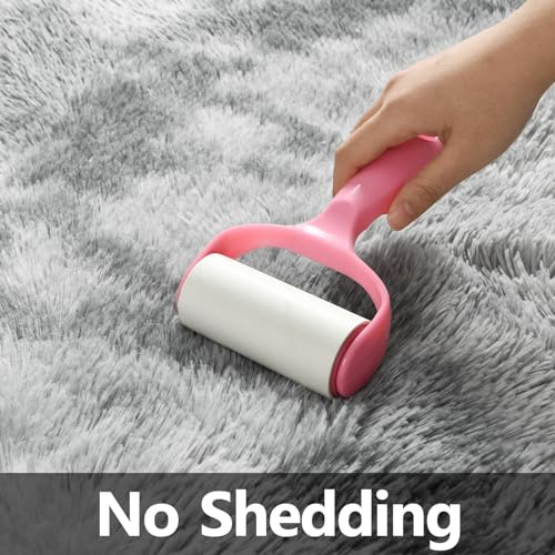 Large Tie-Dyed Shag Area Rug for Indoor Decorating