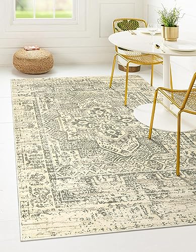 Boho Washable Area Rug for Living Room Décor