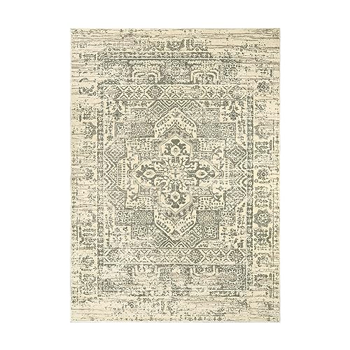 Boho Washable Area Rug for Living Room Décor