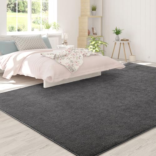 4x6 Dark Grey Super Soft Memory-Foam Area Rug