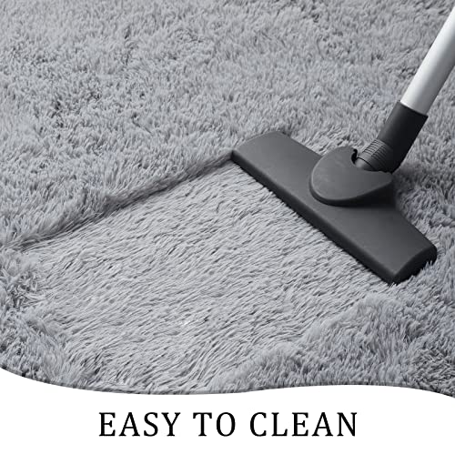 Plush Shaggy Runner Rug for Bedroom & Living Room