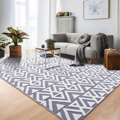 Fluffy Shaggy Memory Foam Rug, 5x8 FT, Non-Slip