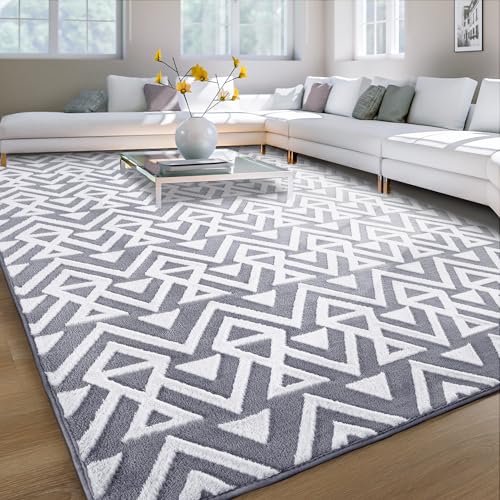 Fluffy Shaggy Memory Foam Rug, 5x8 FT, Non-Slip
