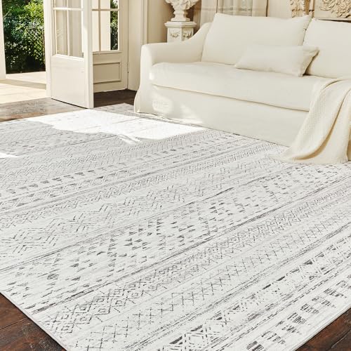 Large 5x7 Boho Area Rug for Living Room
