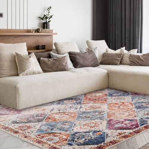 Moroccan Farmhouse Area Rug for Living Room Décor