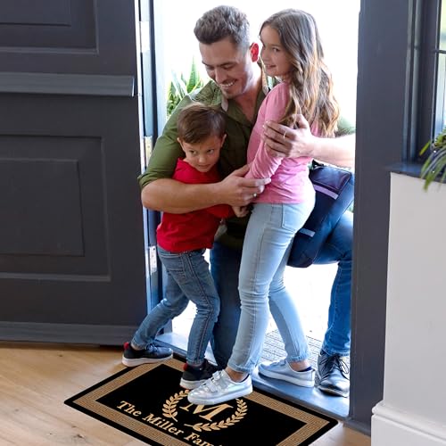 Custom Monogram Welcome Mats for Indoor & Outdoor Use