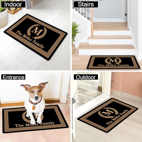 Custom Monogram Welcome Mats for Indoor & Outdoor Use