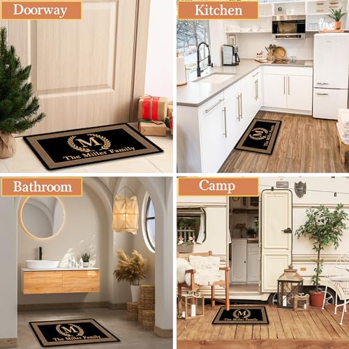 Custom Monogram Welcome Mats for Indoor & Outdoor Use
