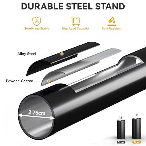 Gray 3-Seat Patio Swing Bench with Adjustable Canopy