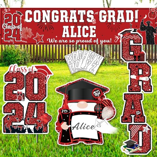 Class of 2024 Personalized Graduation Banner Set