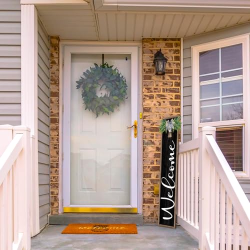 Large Rustic Wood Welcome Sign for Front Porch