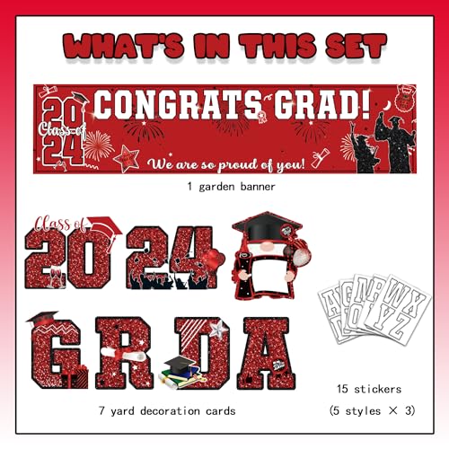 Personalized Graduation Banner Set - Class of 2024