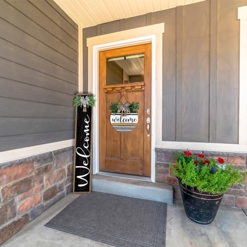 Large Rustic Wood Welcome Sign for Front Porch