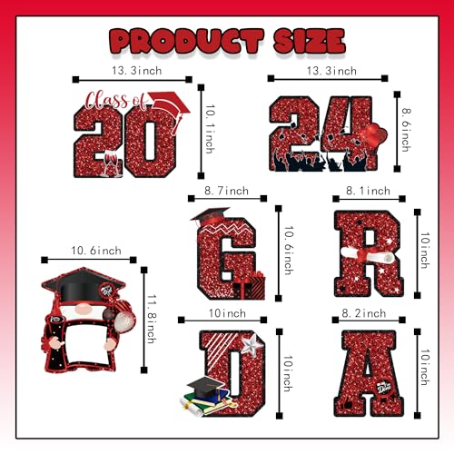 Personalized Graduation Banner Set - Class of 2024
