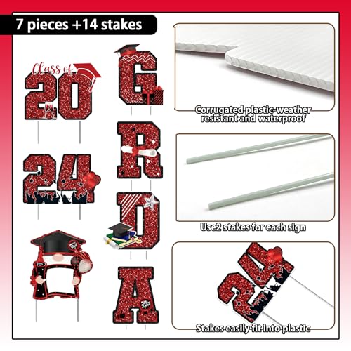 Personalized Graduation Banner Set - Class of 2024