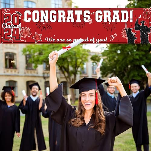 Personalized Graduation Banner Set - Class of 2024
