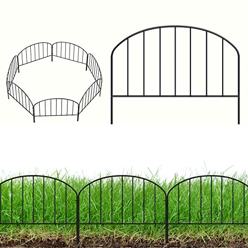 Decorative Metal Garden Fence for Lawn and Flower Bed